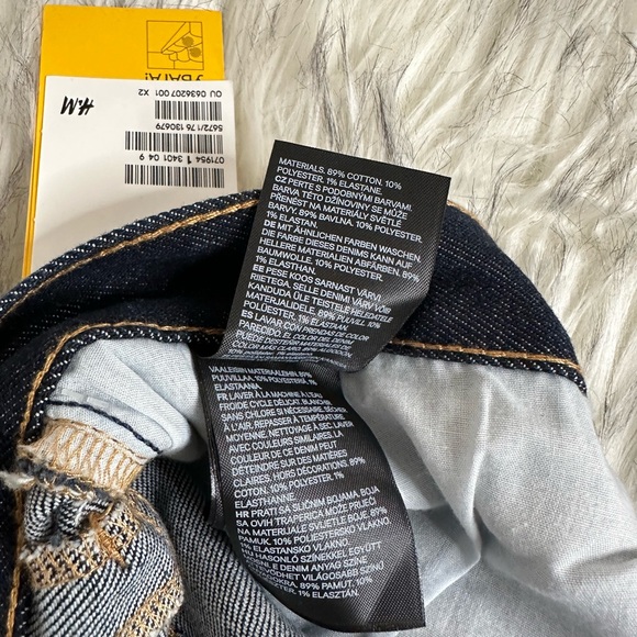 Men’s NWT 33/34 H&M Slim Coupe Etroite Jeans - Picture 6 of 6